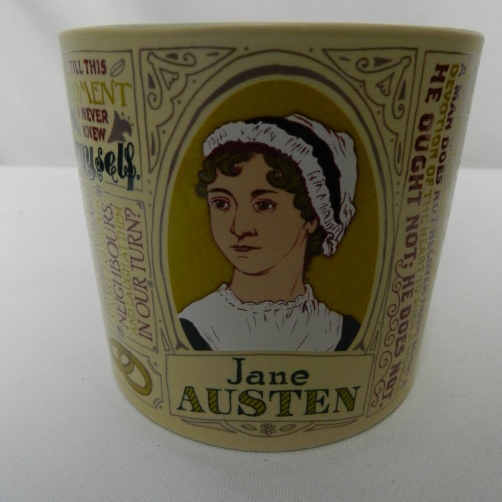 Unemployed Philosopher's Guild Jane Austen 2017 micro dish safe Mug Cup